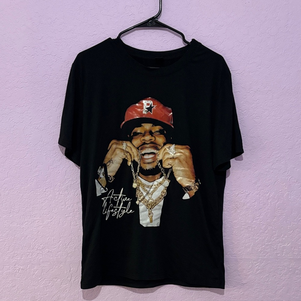 Black Graphic T-Shirt